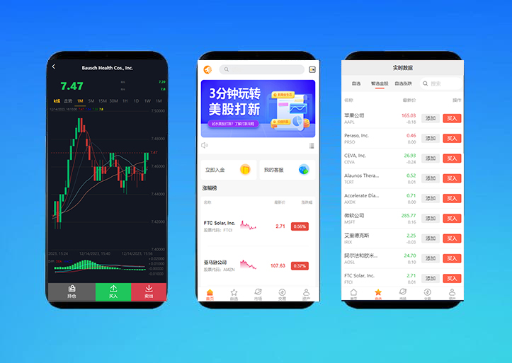 【海外多语言微交易源码】新版UI海外多语言股票系统源码/美股配资源码/微盘平仓买入卖出/海外微盘源码